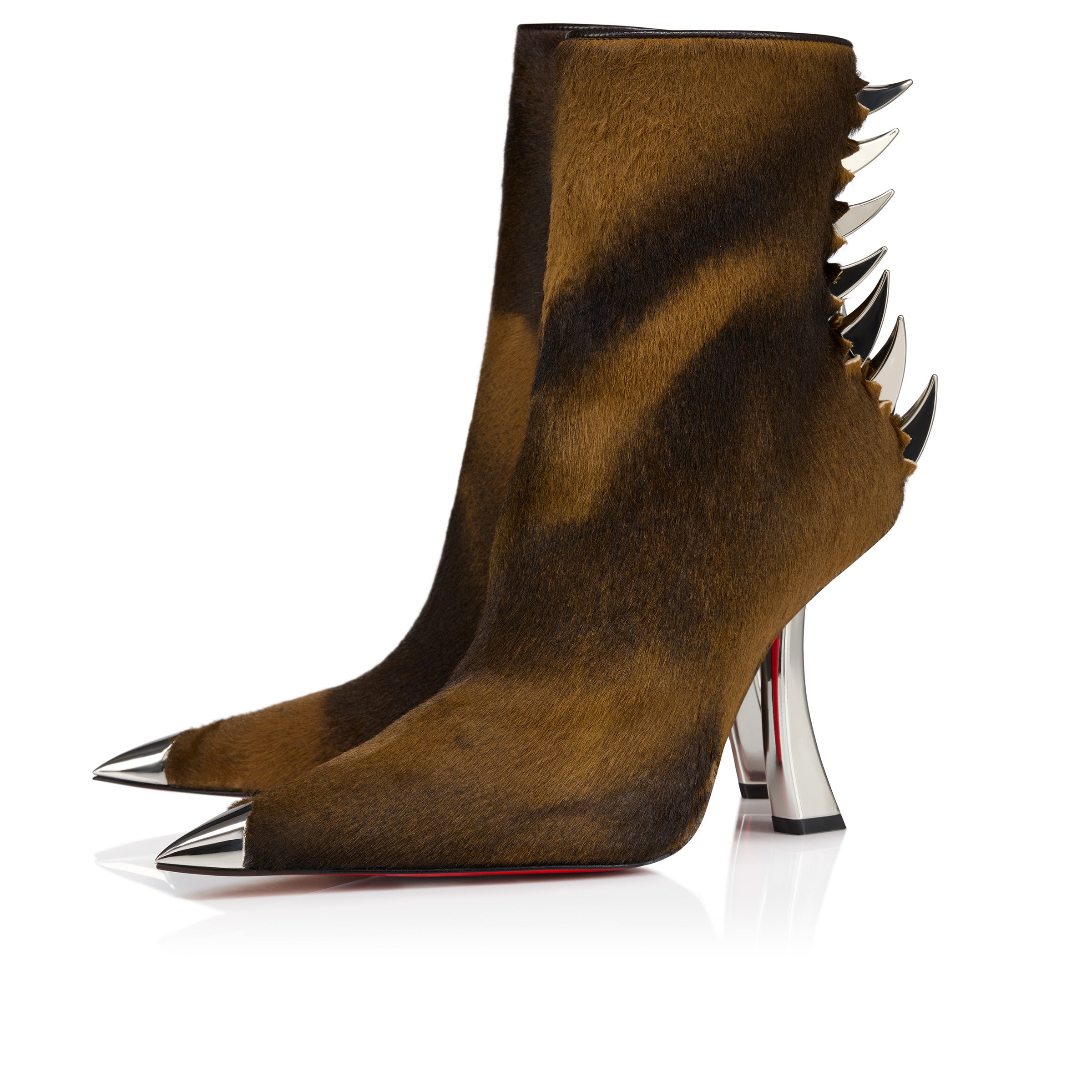 Christian Louboutin Kate Max Booty Spikes Claw Women Shoes | Color Multicolor