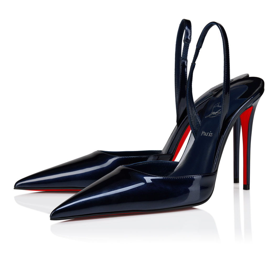 Christian Louboutin Kate Max O Sling Women Shoes | Color Navy