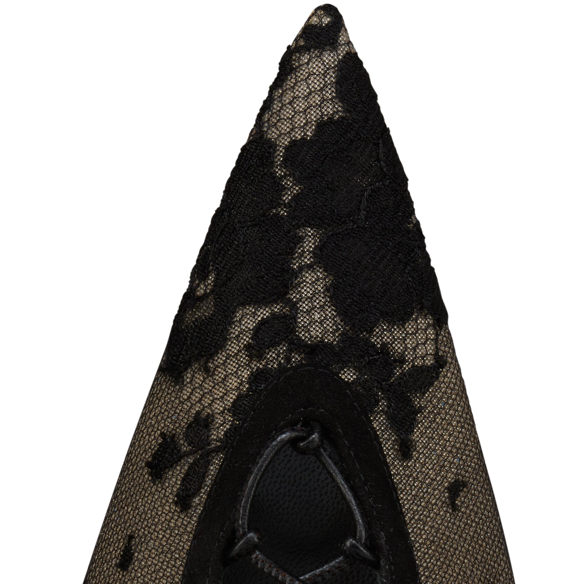 Christian Louboutin Km Lace Booty Women Shoes | Color Black