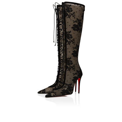 Christian Louboutin Km Lace Botta Women Shoes | Color Black