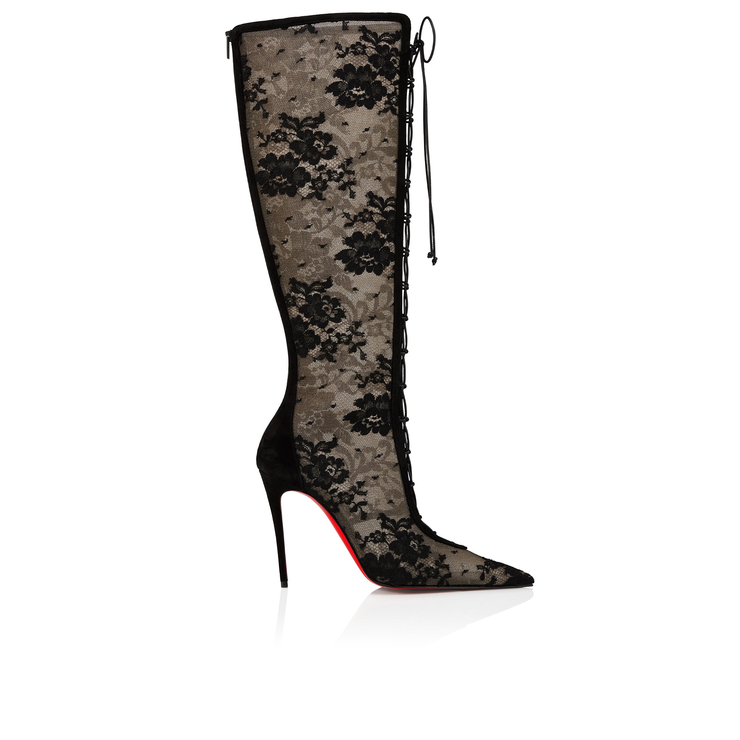 Christian Louboutin Km Lace Botta Women Shoes | Color Black