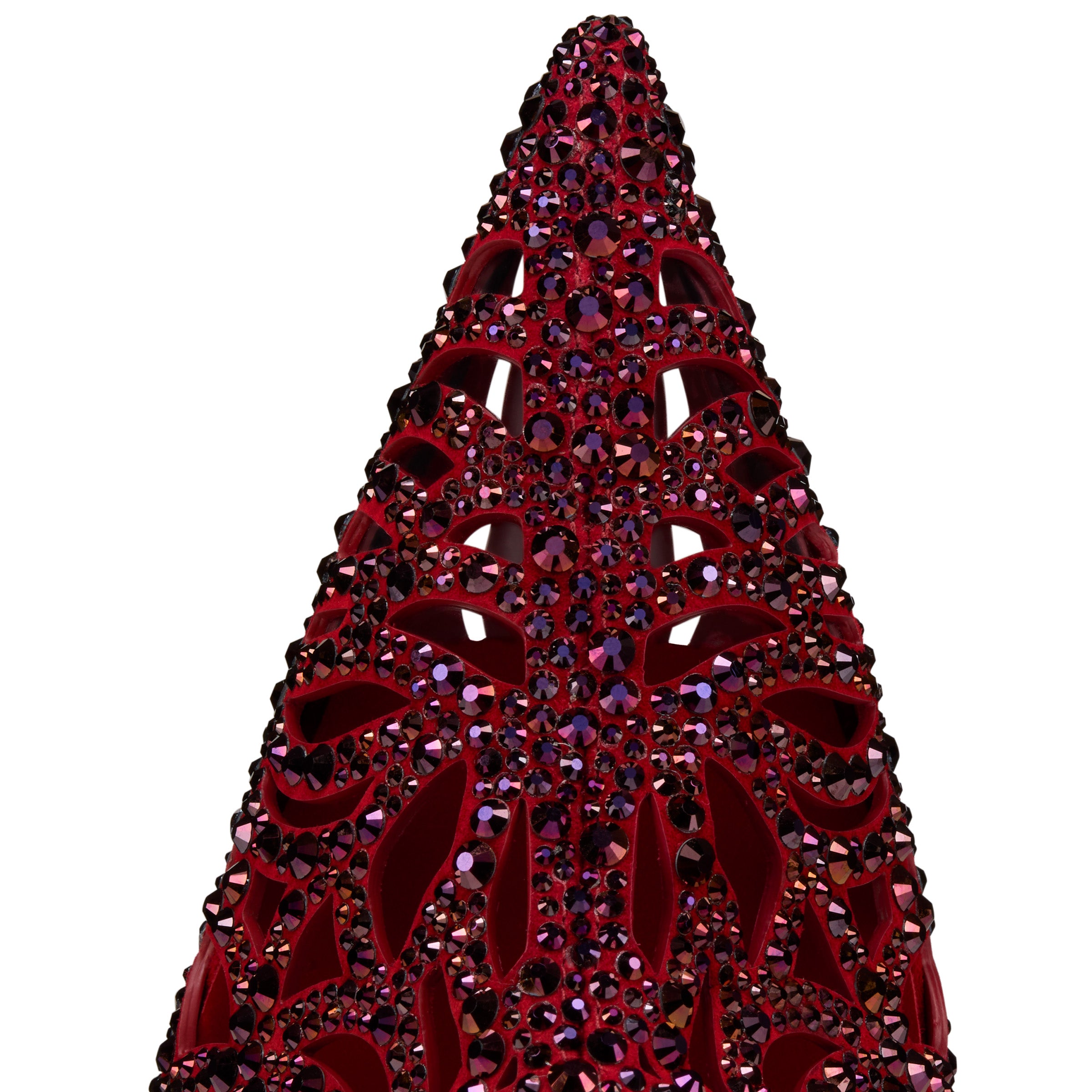 Christian Louboutin Lasera Strass Botta Women Shoes | Color Red