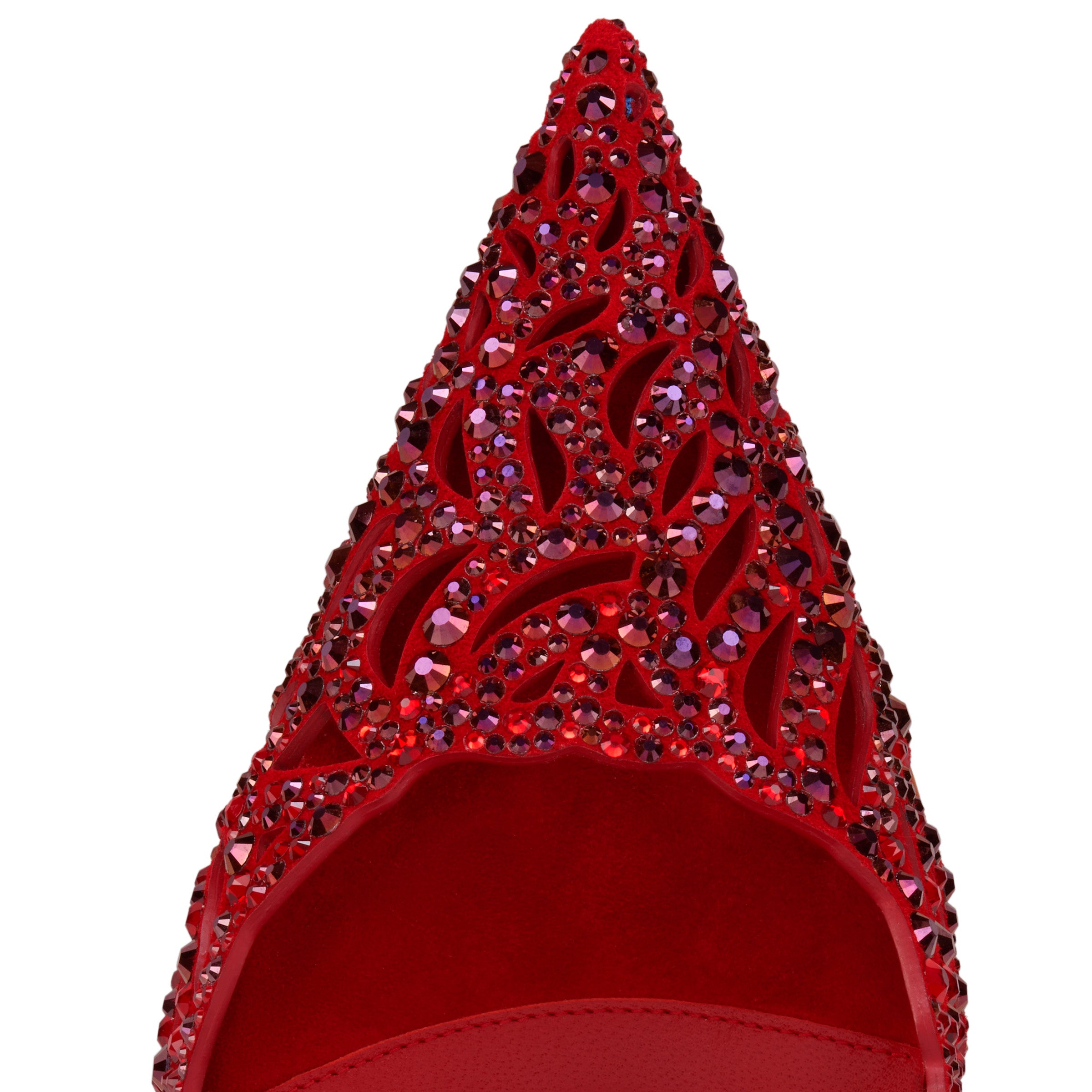 Christian Louboutin Lasera Strass Pump Women Shoes | Color Red