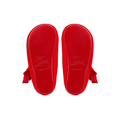 Christian Louboutin Lou Babe Kids Unisex Shoes | Color Red