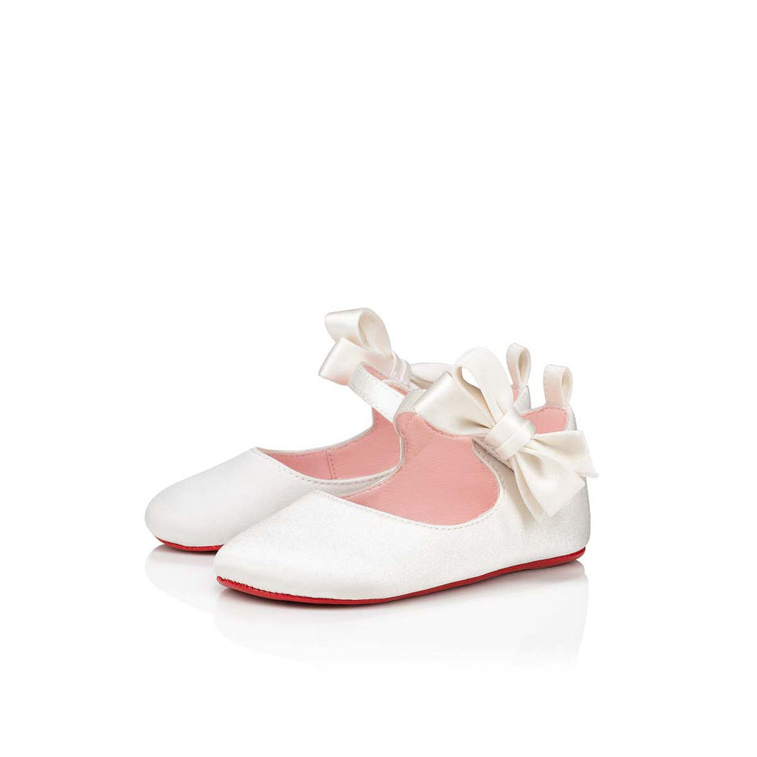 Christian Louboutin Lou Babe Kids Unisex Shoes | Color White