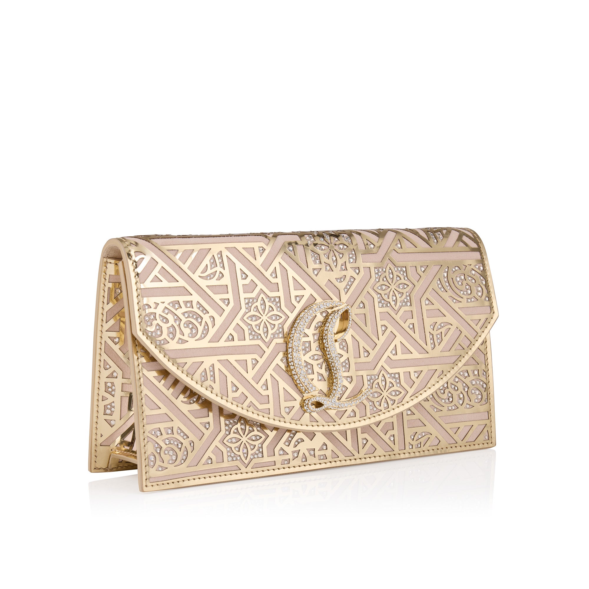 Christian Louboutin Loubi54 Women Bags | Color Gold