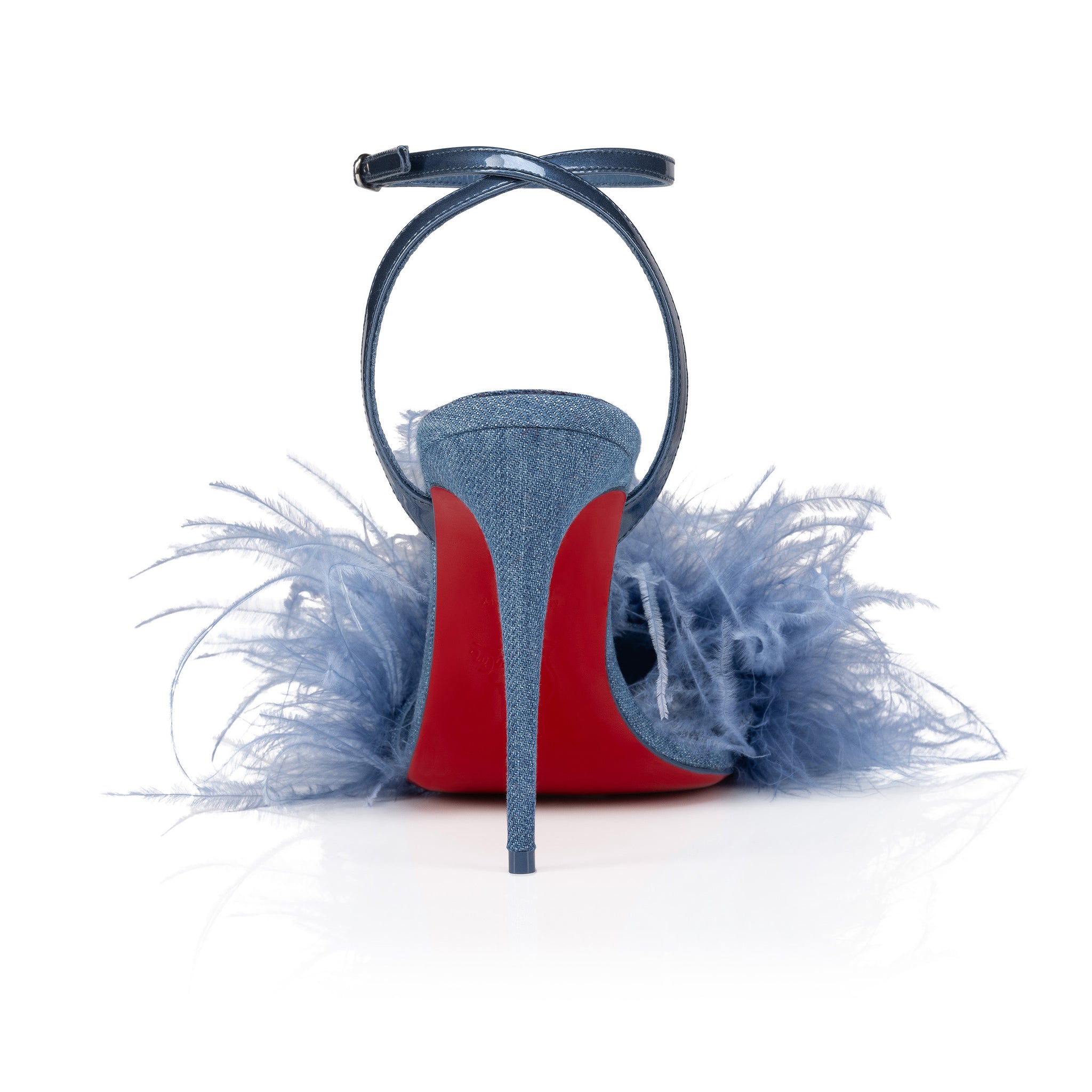 Christian Louboutin Loubipoupi Women Shoes Color Blue