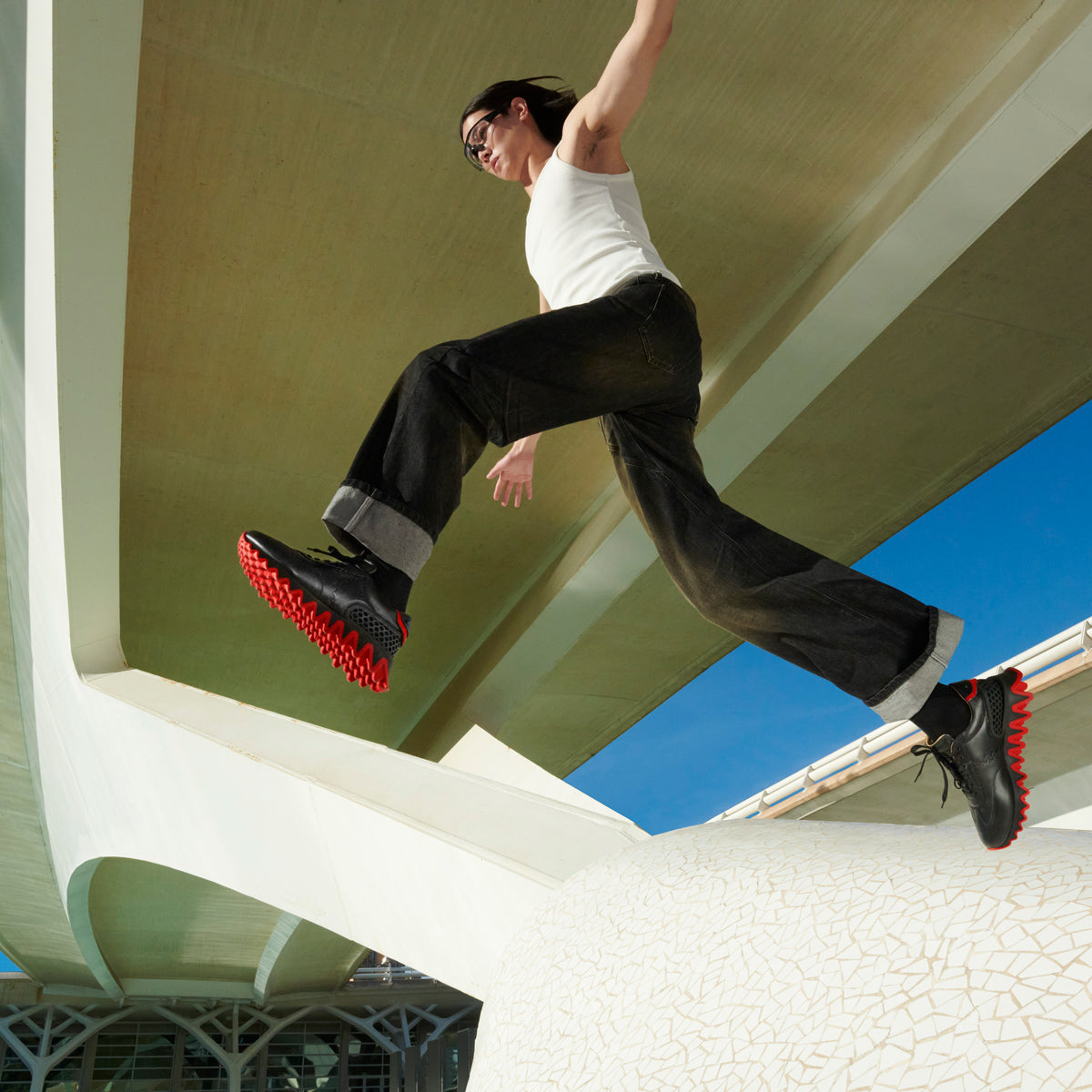 Christian Louboutin Loubishark Man Men Shoes | Color Black