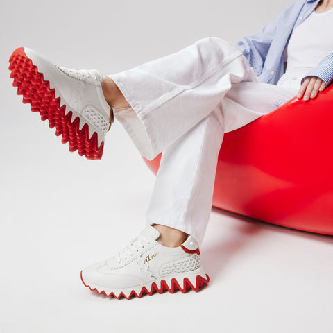 Christian Louboutin Loubishark  Women Shoes | Color White