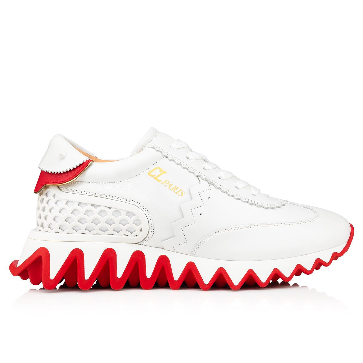 Christian Louboutin Loubishark  Women Shoes | Color White