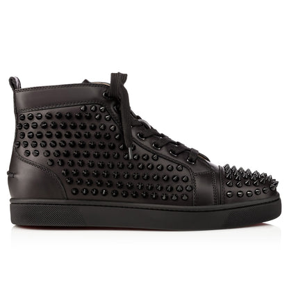 Christian Louboutin Louis Spikes Men Shoes | Color Black