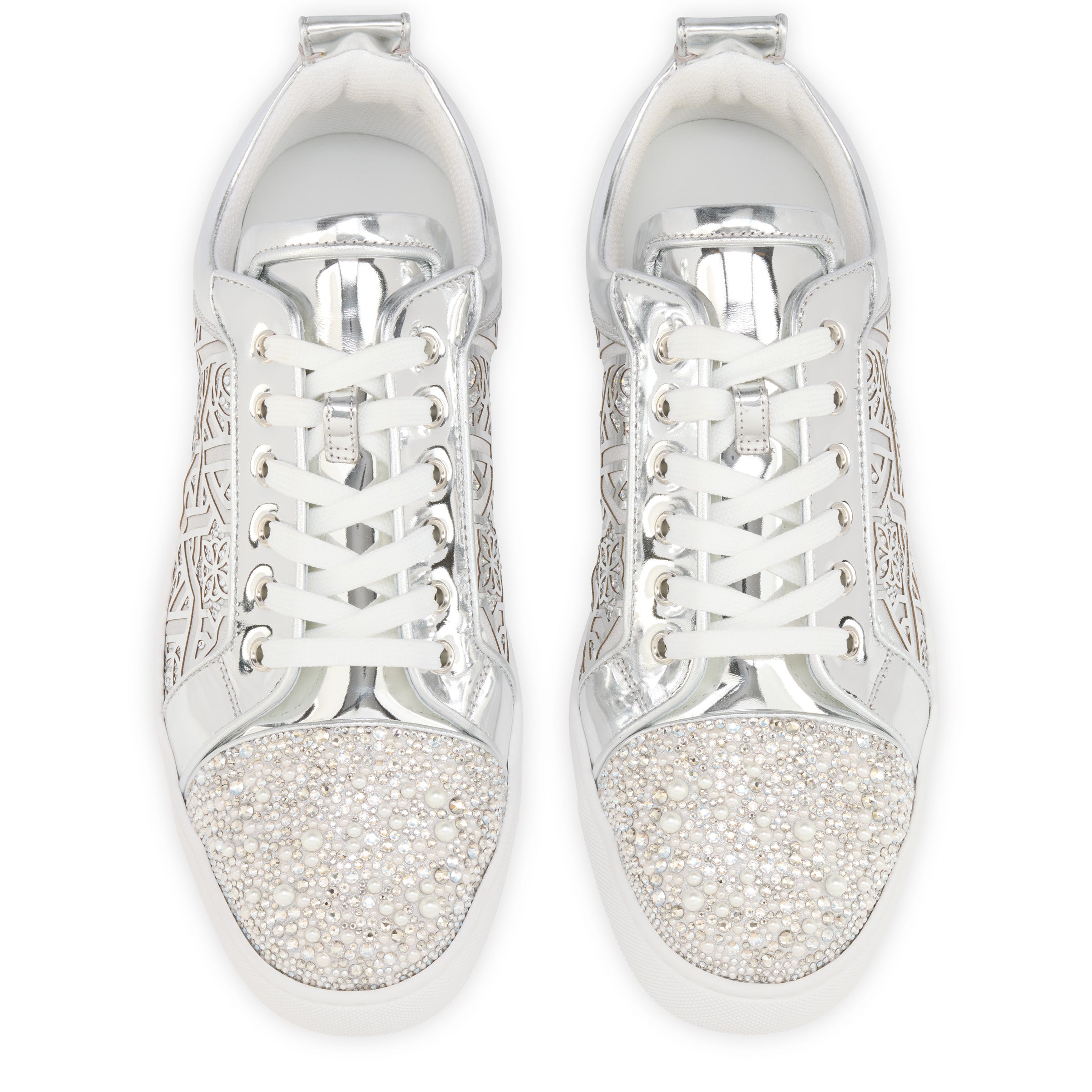 Christian Louboutin Louis Jr Carouba Men Shoes | Color Silver