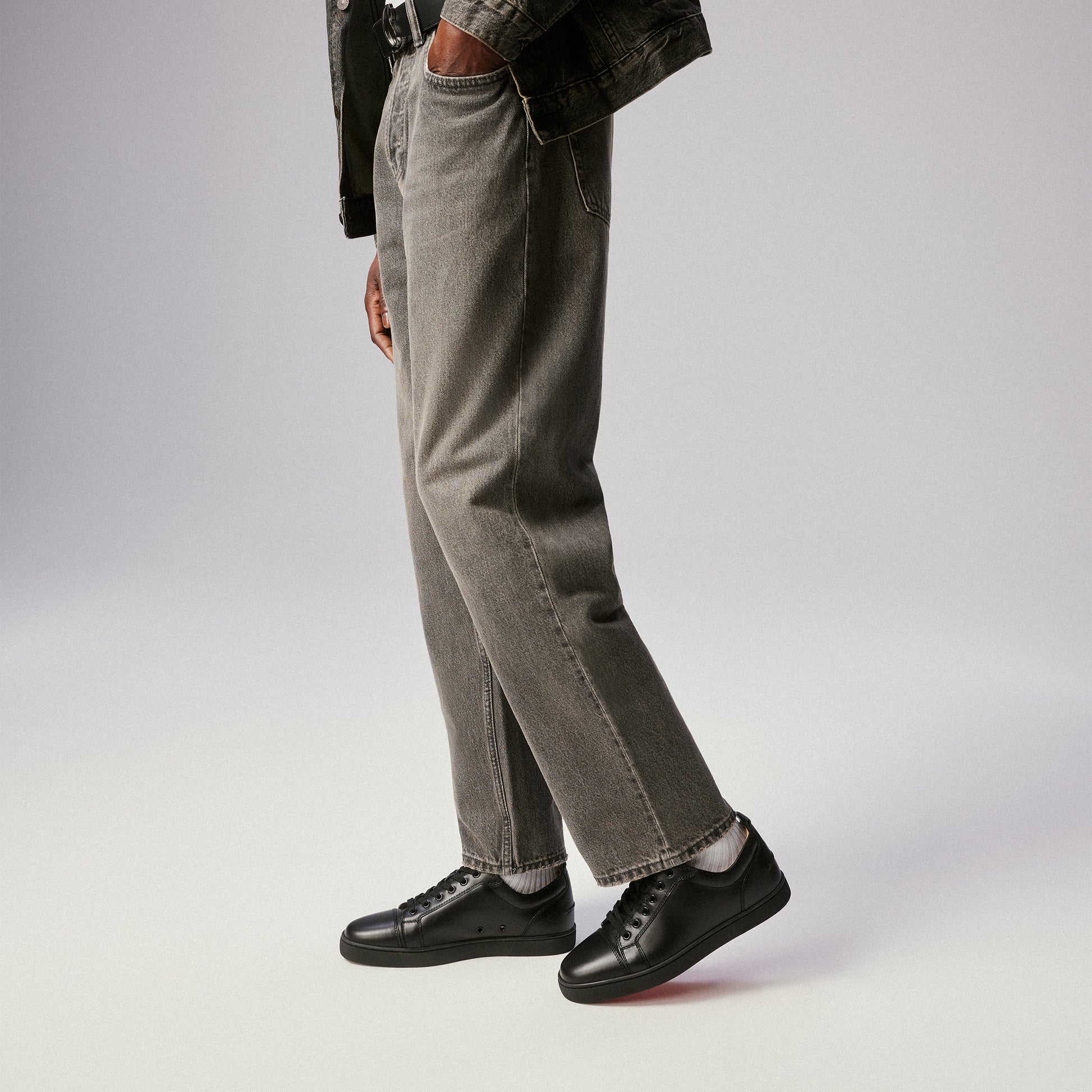 Christian Louboutin Louis Junior Men Shoes | Color Black