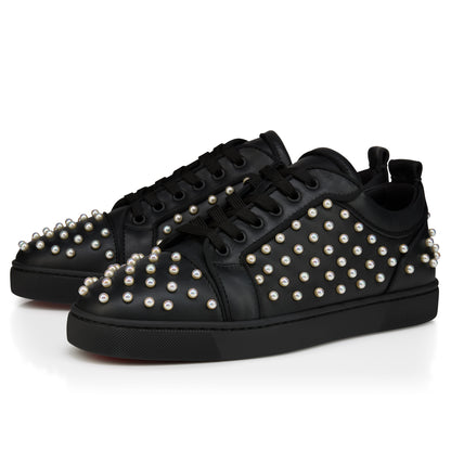 Christian Louboutin Louis Junior Perles Men Shoes | Color Black