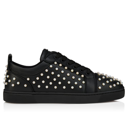 Christian Louboutin Louis Junior Perles Men Shoes | Color Black