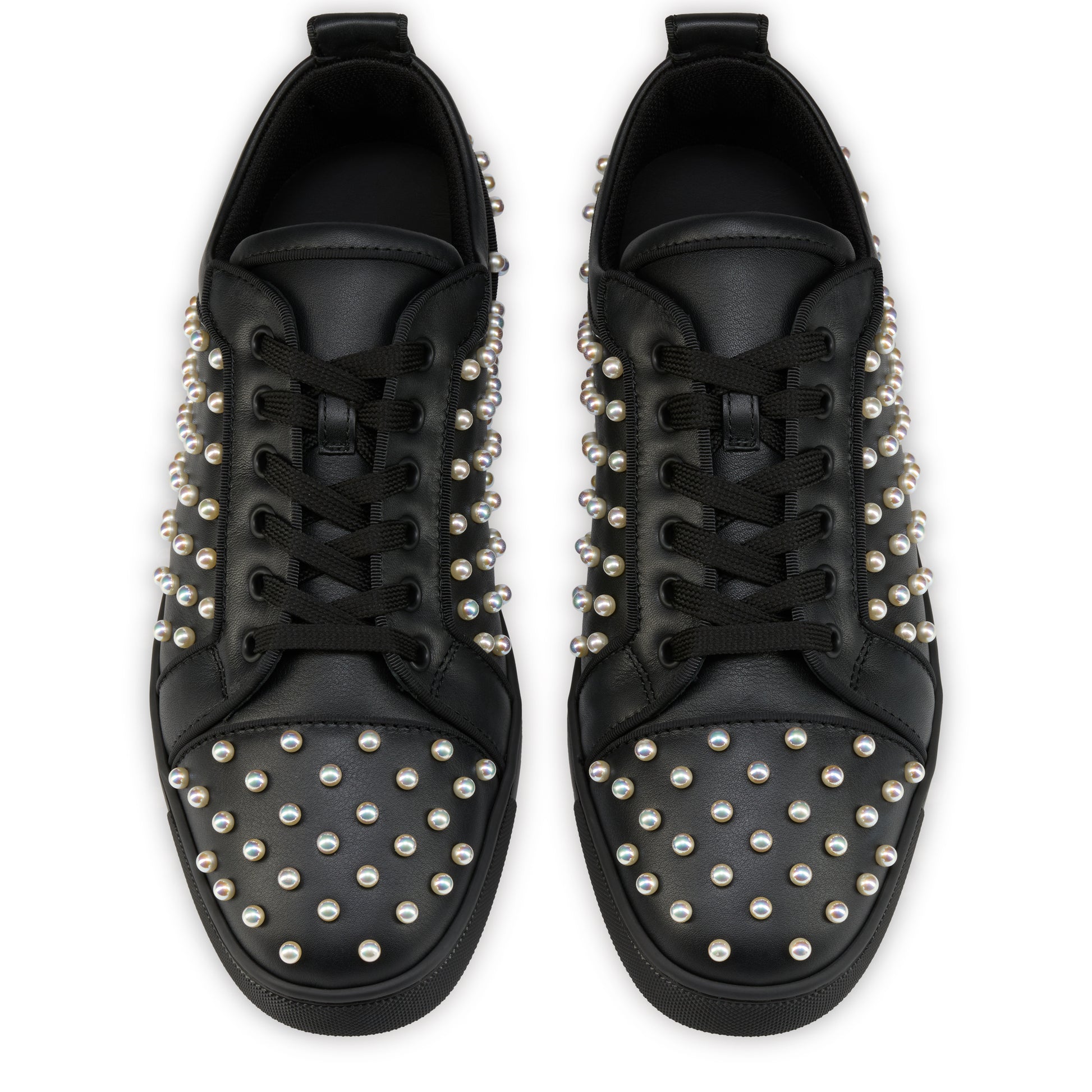 Christian Louboutin Louis Junior Perles Men Shoes | Color Black