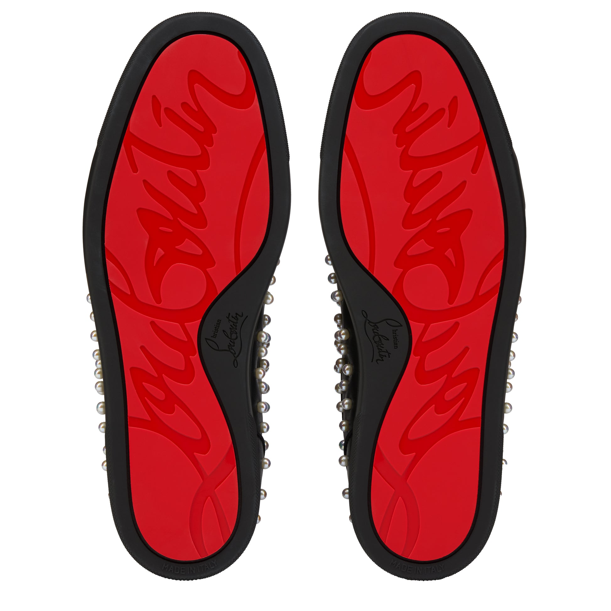 Christian Louboutin Louis Junior Perles Men Shoes | Color Black