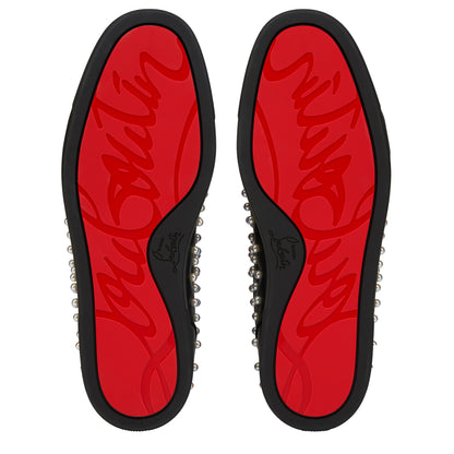 Christian Louboutin Louis Junior Perles Men Shoes | Color Black