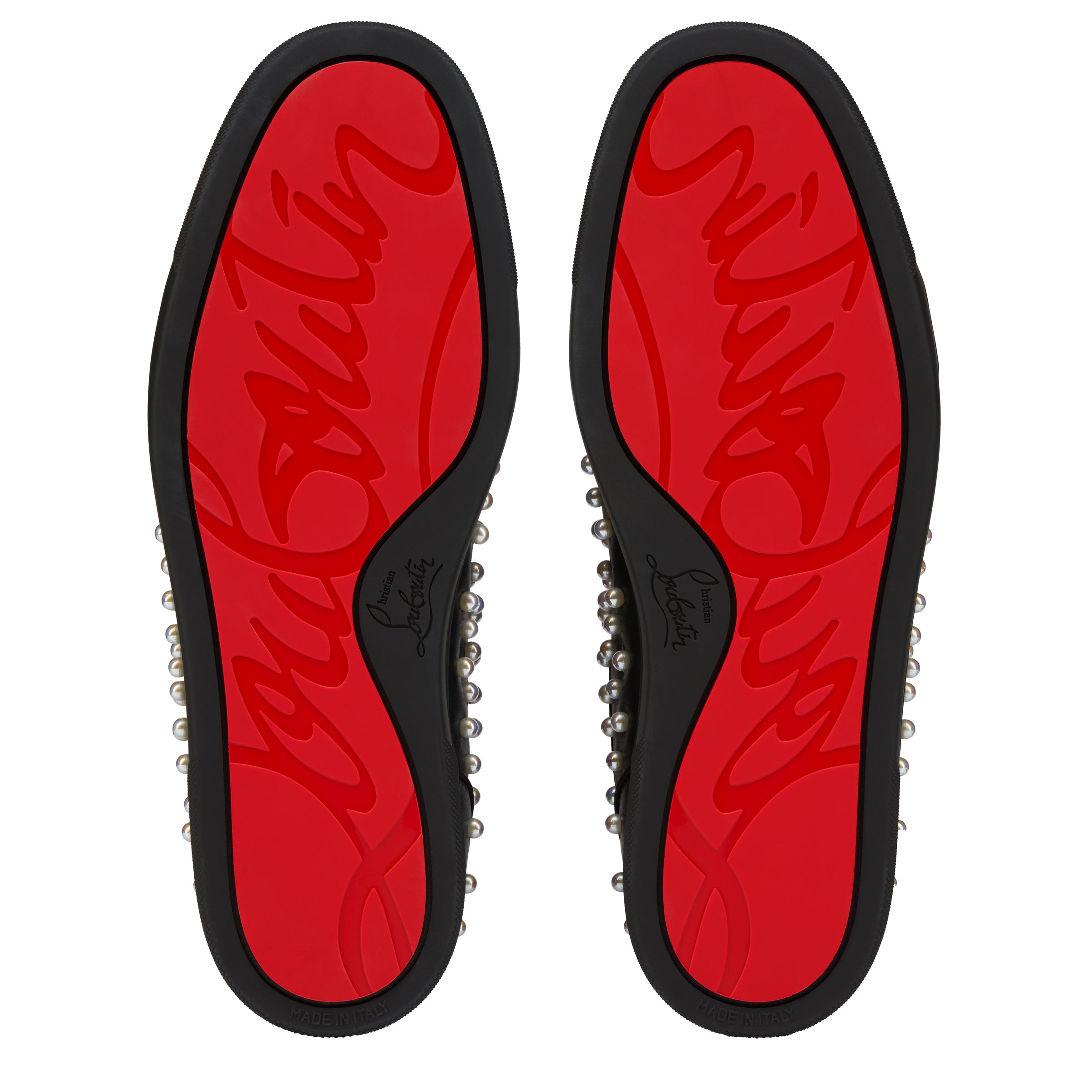 Christian Louboutin Louis Junior Perles Men Shoes | Color Black