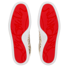 Load image into Gallery viewer, Christian Louboutin Louis Junior P Pik Pik Strass Men Shoes | Color Gold
