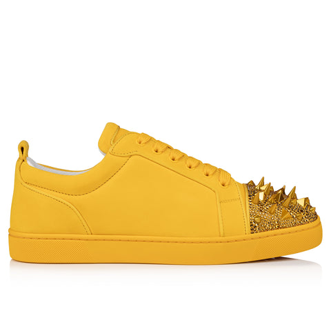Christian Louboutin Louis Junior P Pik Pik Strass Men Shoes | Color Yellow