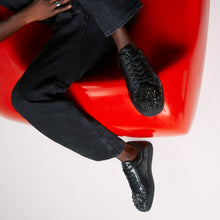 Load image into Gallery viewer, Christian Louboutin Louis Junior P Strass Eternity Men Shoes | Color Black
