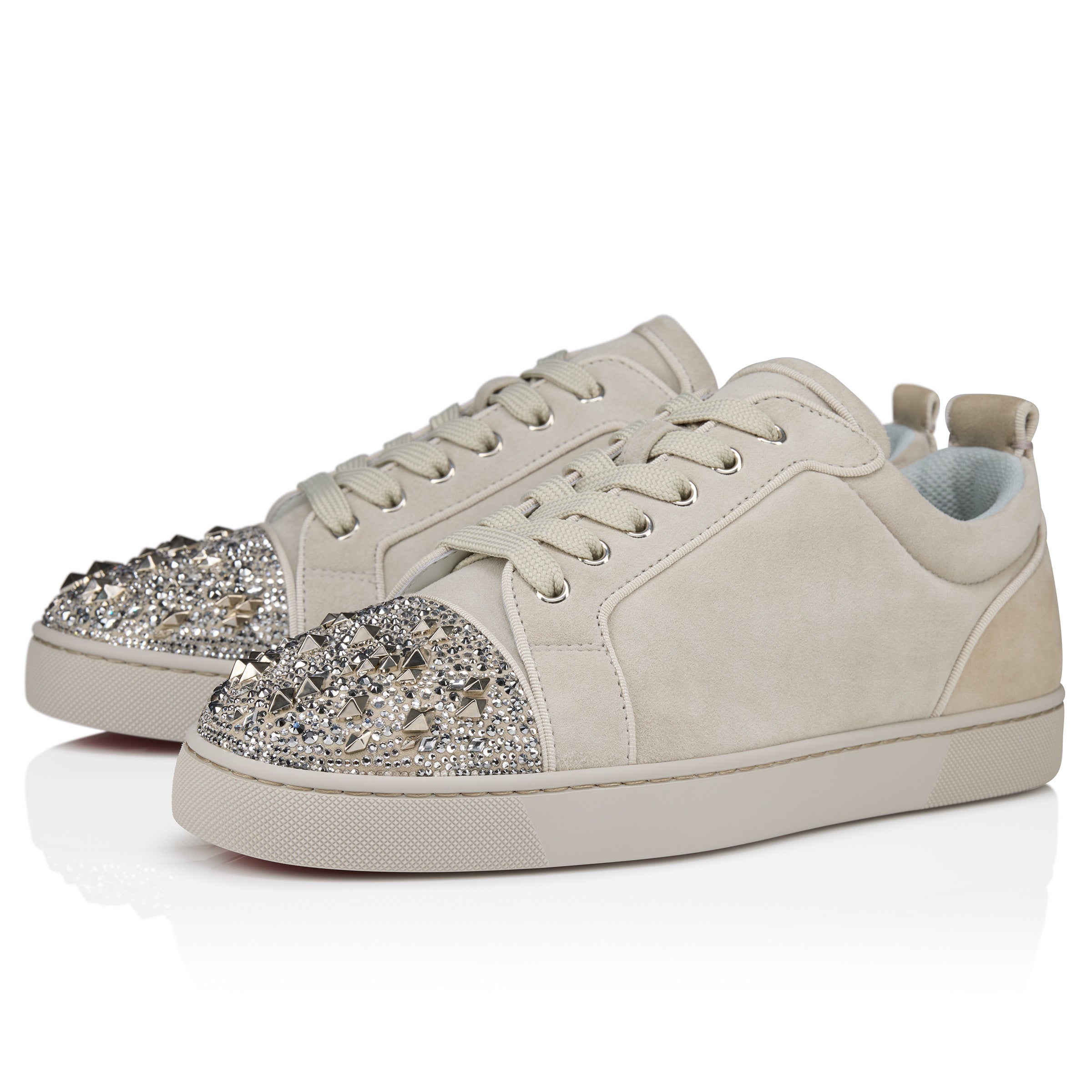 Christian Louboutin Louis Junior P Strass Eternity Men Shoes | Color Beige