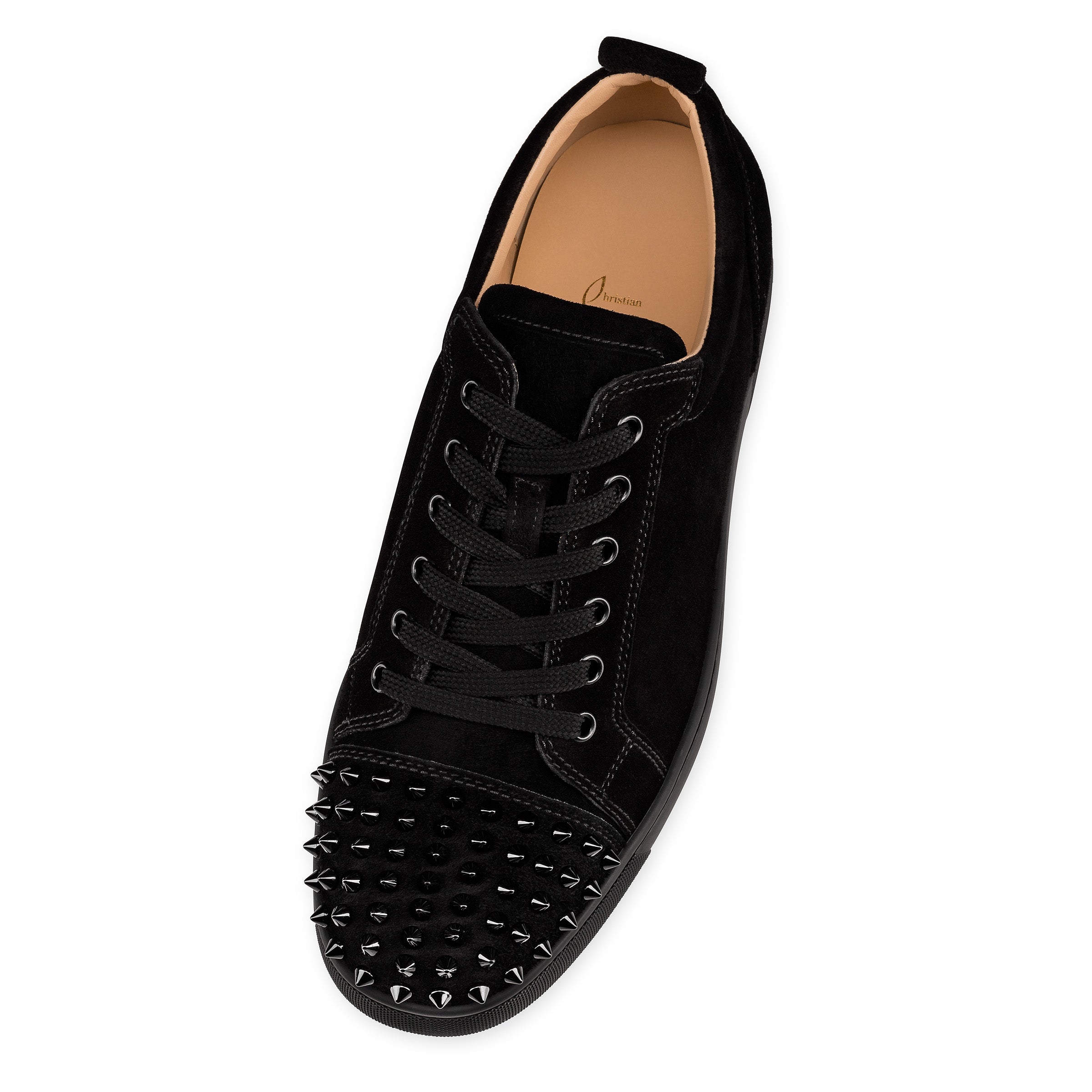 Christian Louboutin Louis Junior Spikes Men Shoes | Color Black