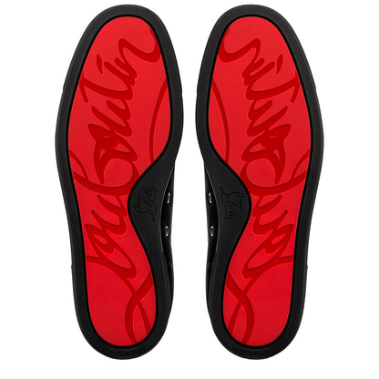 Christian Louboutin Louis Junior Spikes Men Shoes | Color Black