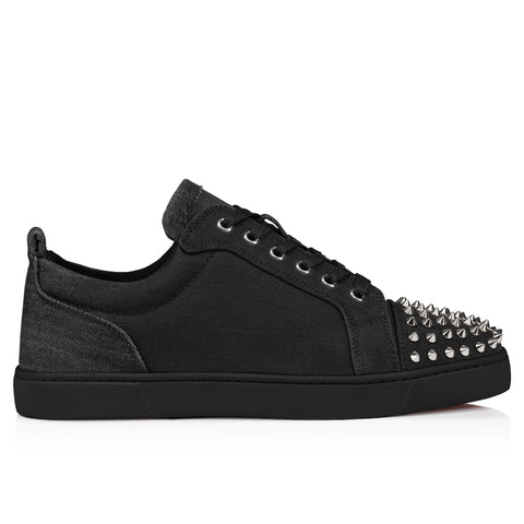 Christian Louboutin Louis Junior Spikes Men Shoes | Color Black