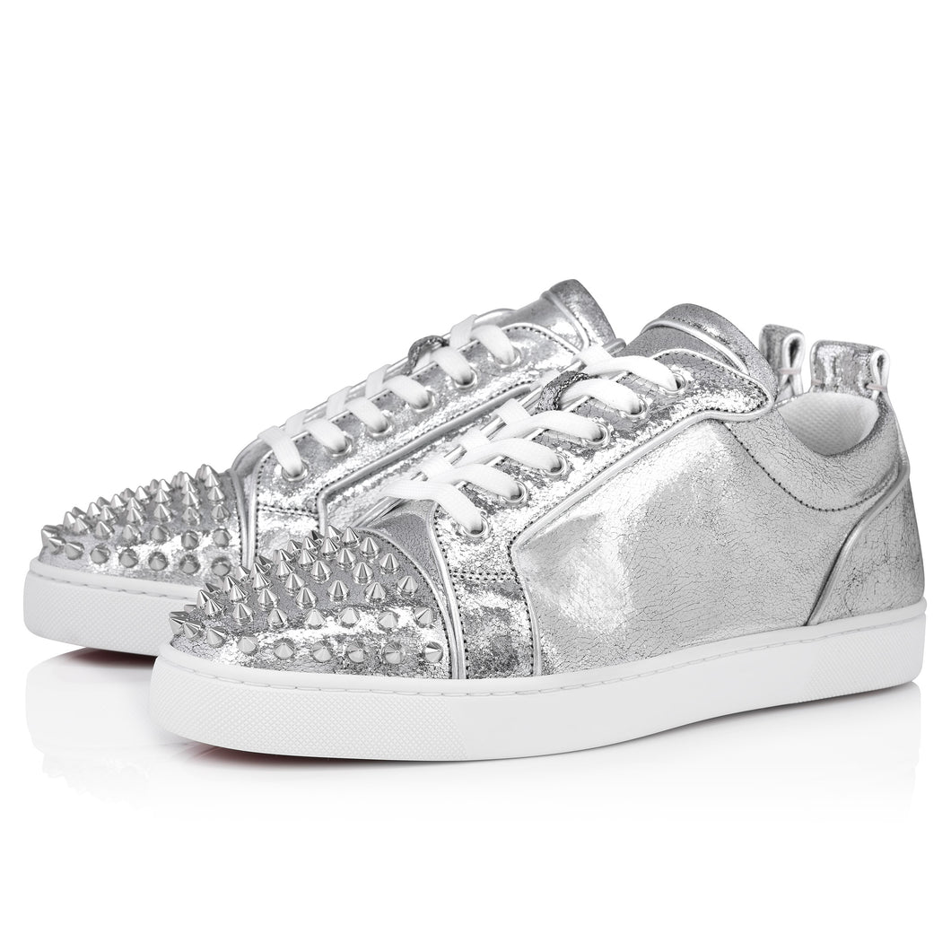 Christian Louboutin Louis Junior Spikes  Men Shoes | Color Silver