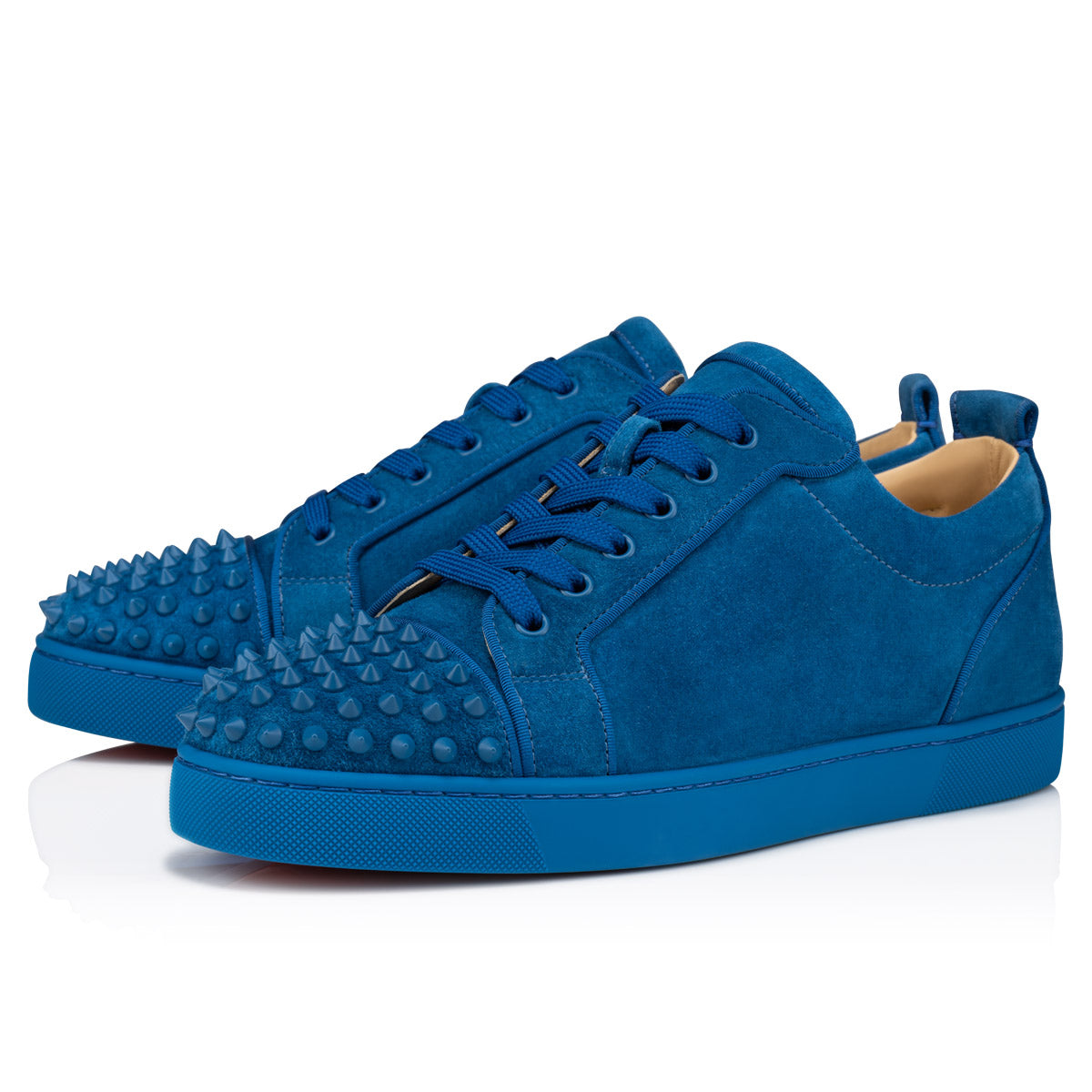 Christian Louboutin Louis Junior Spikes Men Shoes | Color Blue