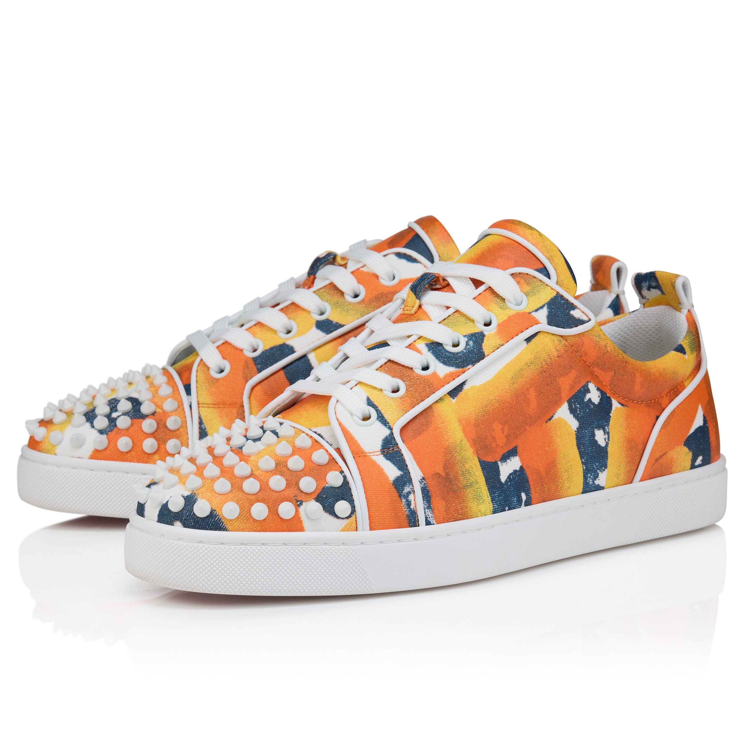 Christian Louboutin Louis Junior Spikes  Men Shoes | Color Multicolor