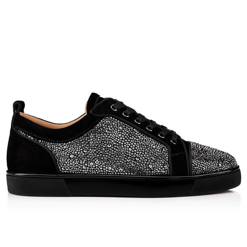 Christian Louboutin Louis Junior Strass Men Shoes | Color Black