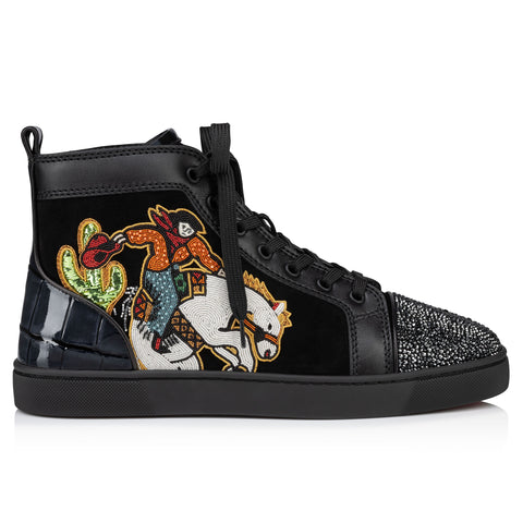 Christian Louboutin Louis Lucky Men Shoes | Color Black