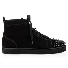 Load image into Gallery viewer, Christian Louboutin Lou Spikes Men Shoes | Color Black
