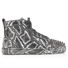 Load image into Gallery viewer, Christian Louboutin Lou Spikes  Men Shoes | Color Silver
