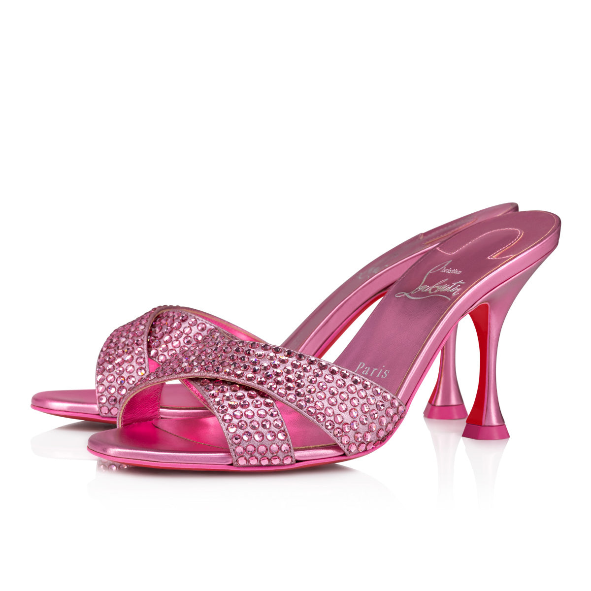 Christian Louboutin Mariza Is Back Strass Women Shoes | Color Pink