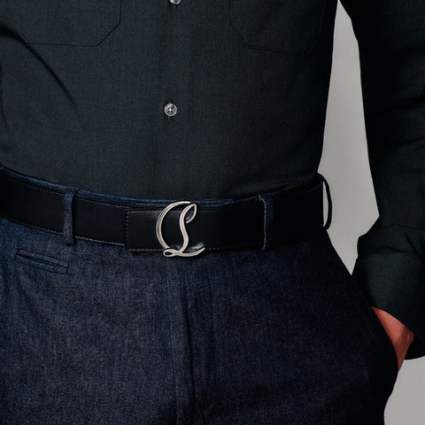 Christian Louboutin Cl Logo Men Belts | Color Black