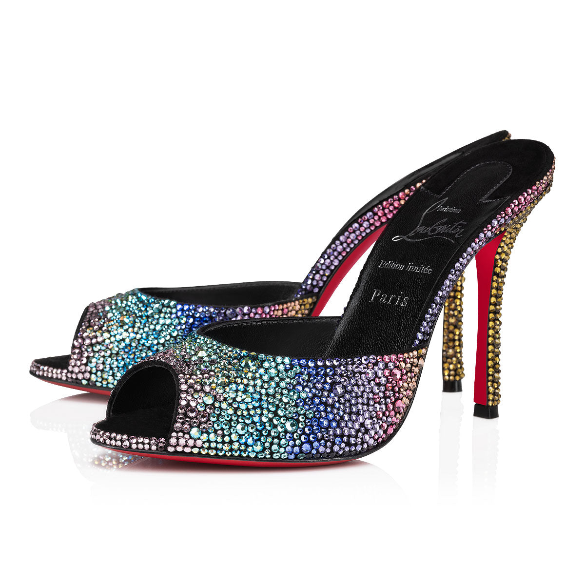 Christian Louboutin Me Dolly Full Strass Women Shoes | Color Black