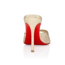 Load image into Gallery viewer, Christian Louboutin Me Dolly Moucharastrass Women Shoes | Color Gold
