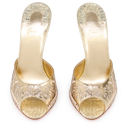 Christian Louboutin Me Dolly Moucharastrass Women Shoes | Color Gold