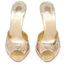 Load image into Gallery viewer, Christian Louboutin Me Dolly Moucharastrass Women Shoes | Color Gold
