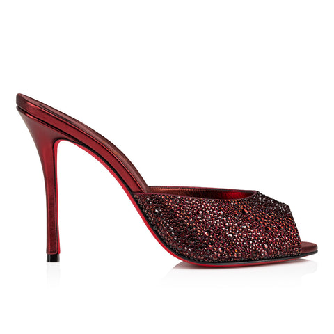 Christian Louboutin Me Dolly Strass Women Shoes | Color Red