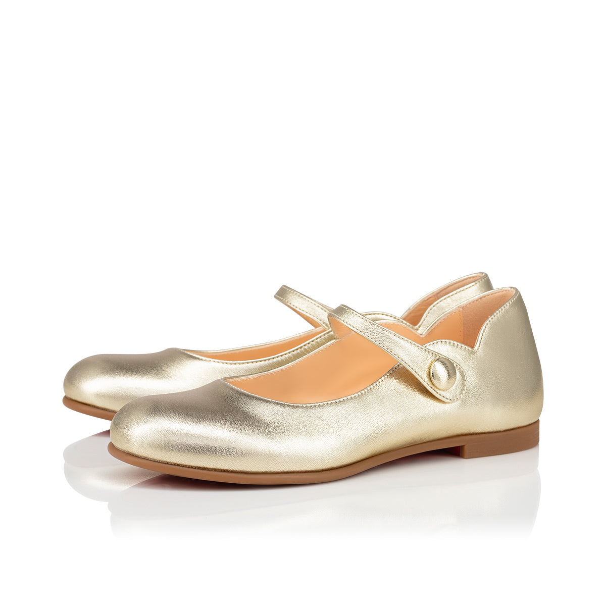 Christian Louboutin Melodie Chick Kids Unisex Shoes | Color Gold