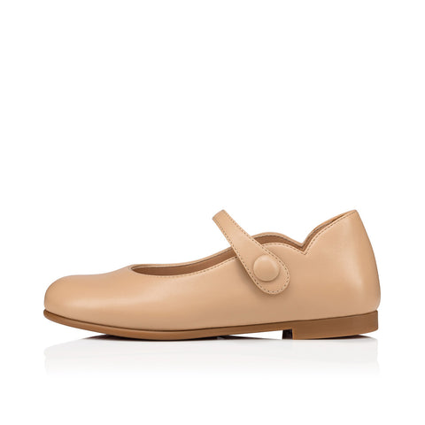 Christian Louboutin Melodie Chick Kids Unisex Shoes | Color Beige