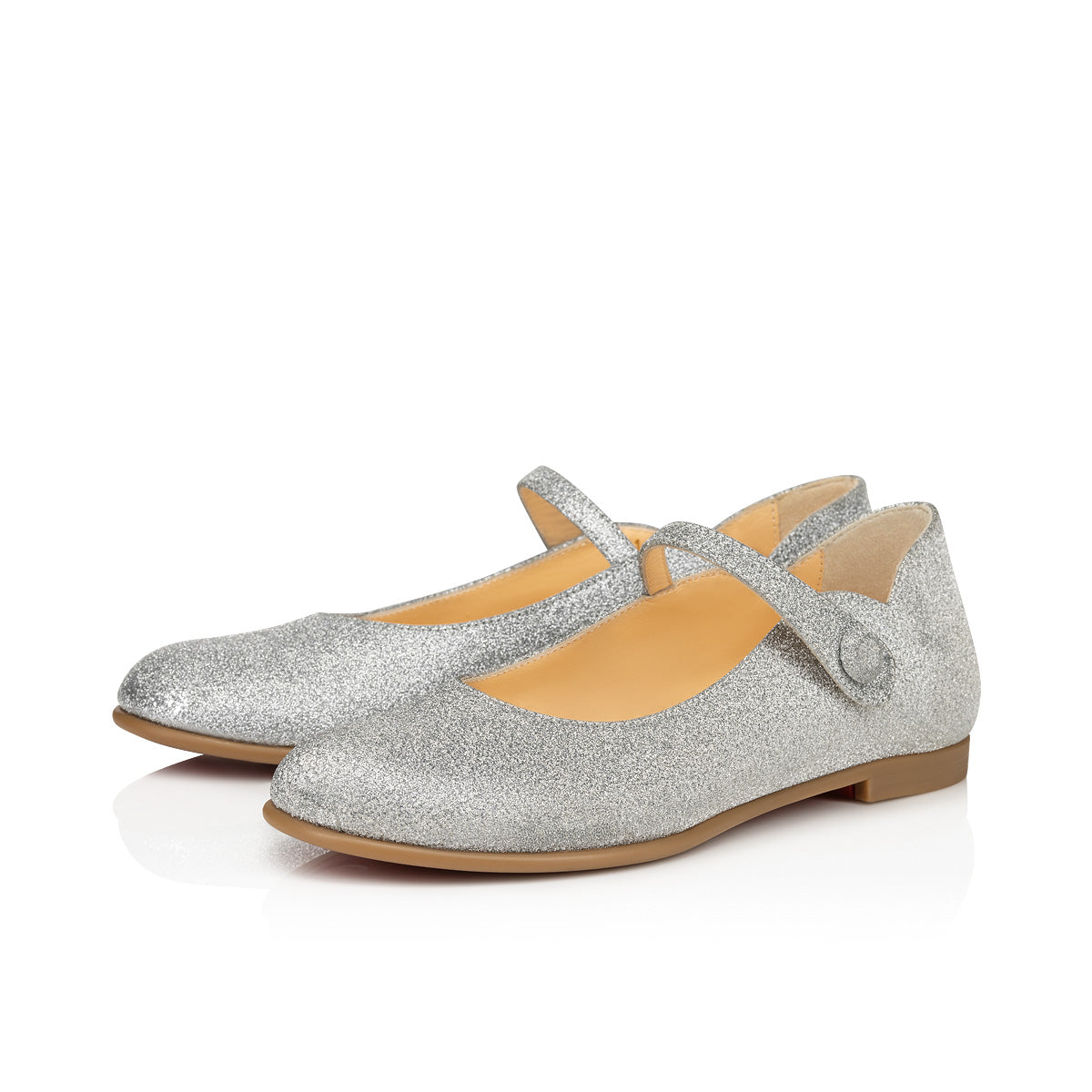 Christian Louboutin Melodie Chick Kids Unisex Shoes | Color Silver