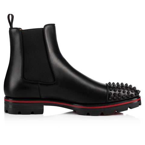 Christian Louboutin Melon Spikes Men Shoes | Color Black