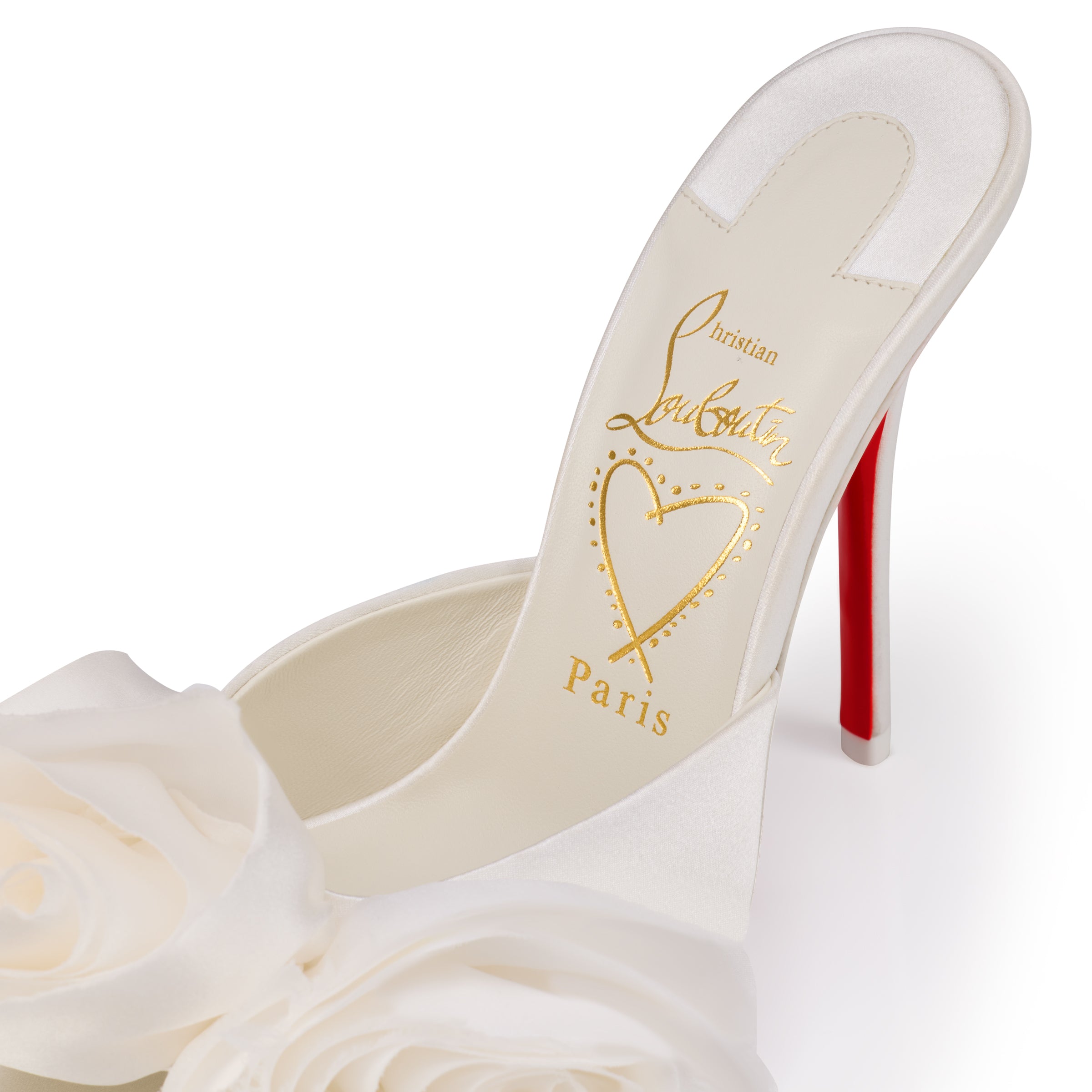 Christian Louboutin Mere Lachaise Mule Women Shoes | Color White