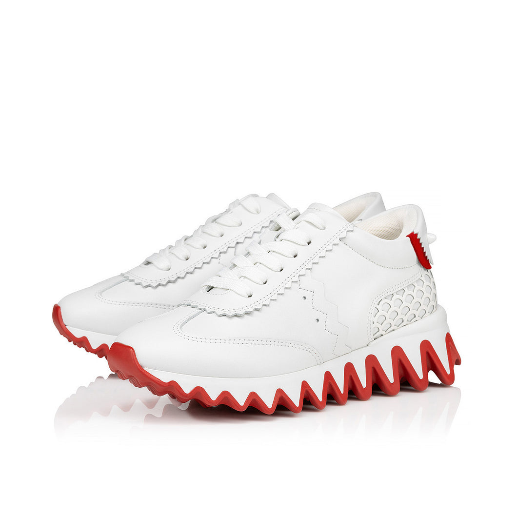 Christian Louboutin Mini Shark Kids Unisex Shoes | Color White